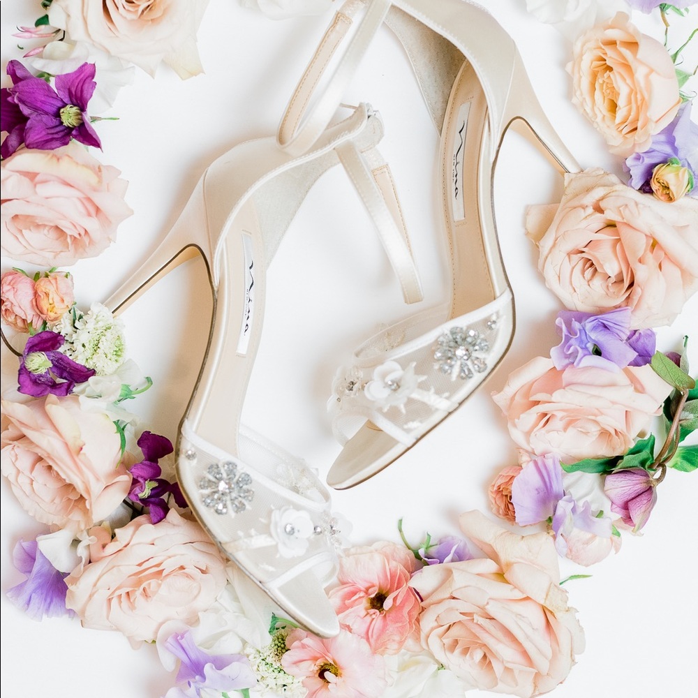 Nina Clarity Ankle Strap Sandal high heel